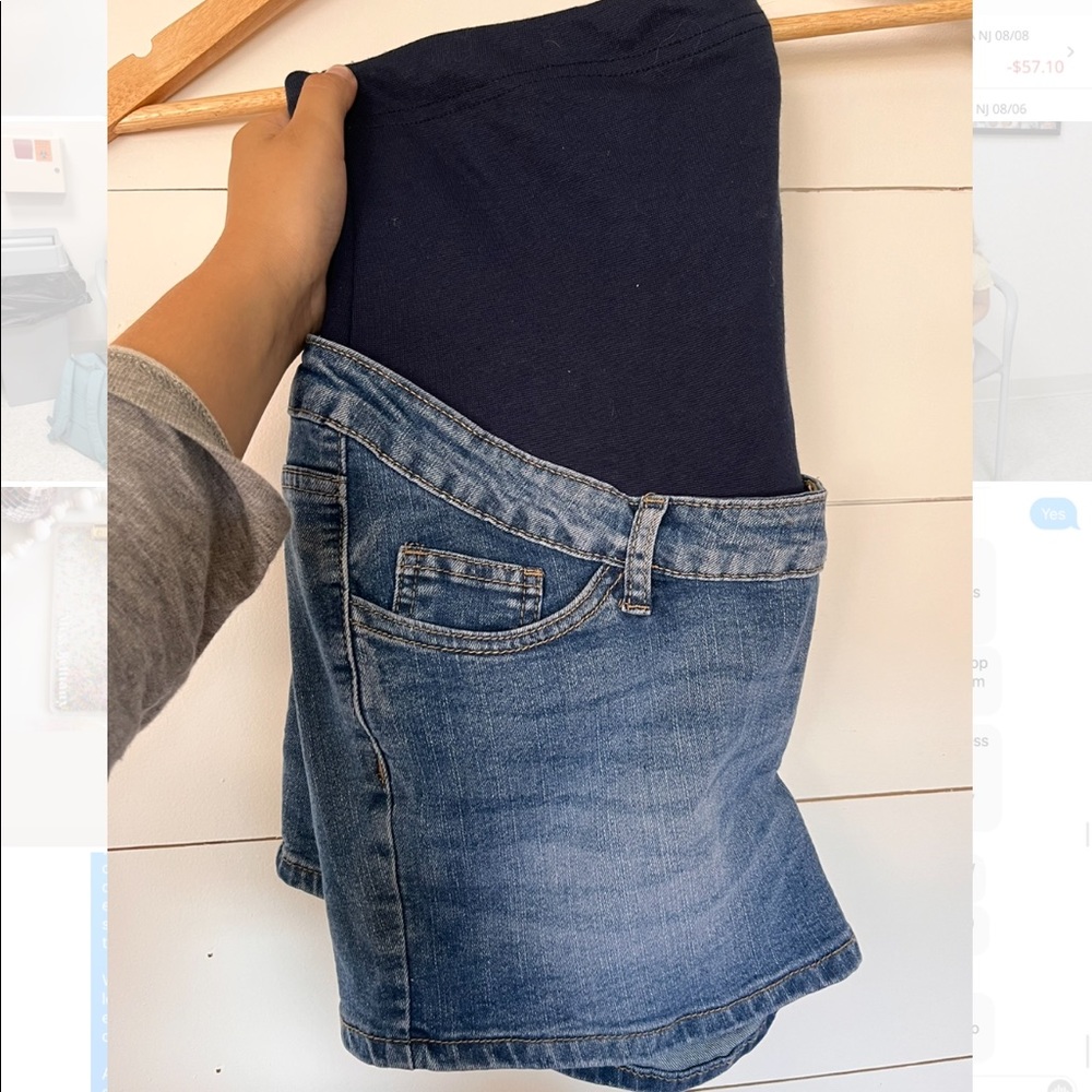 SHEIN large (fits like medium) maternity shorts